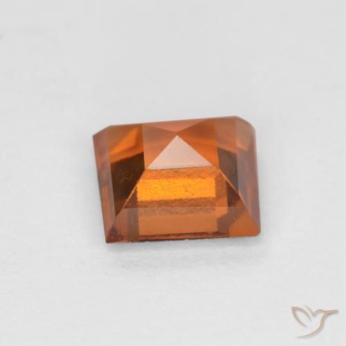Granato hessonite Arancio Medio naturale da 0.99 ct, Quadrato, VS