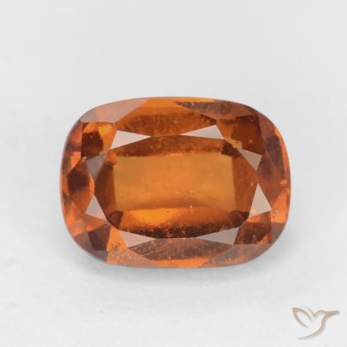 1.96ct Naturale Arancio medio-scuro Granato hessonite, Cuscino, SI