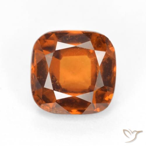 1.94ct Naturale Arancio Medio Granato hessonite, Cuscino, VS