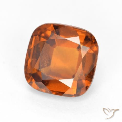 Granato hessonite Arancio Medio naturale da 1.94 ct, Cuscino, VS
