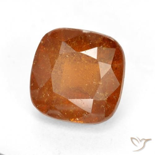 Granato hessonite Arancione Ambra naturale da 2.48 ct, Cuscino, SI