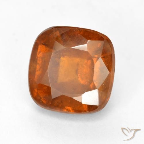 Granato hessonite Arancio medio-scuro naturale da 2.29 ct, Cuscino, VS-SI