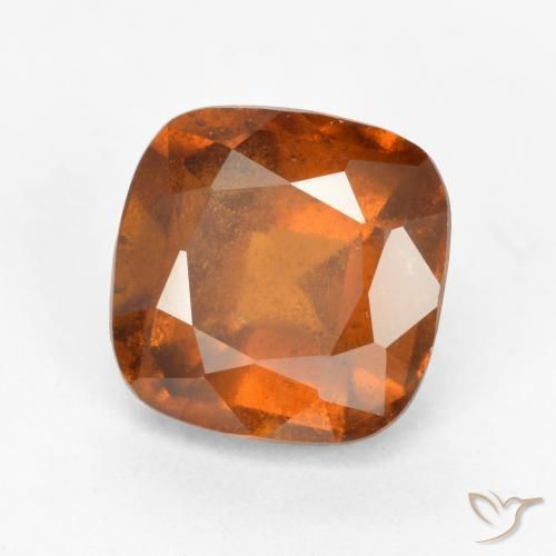 Granato hessonite Arancio medio-scuro naturale da 2.05 ct, Cuscino, VS-SI