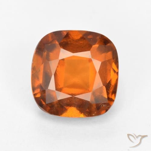 2.24ct Naturale Arancio medio-scuro Granato hessonite, Cuscino, VS