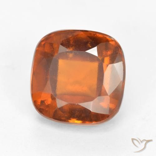 Granato hessonite Arancione scuro naturale da 2.50 ct, Cuscino, VS