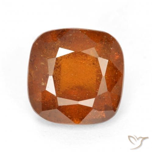 1.94ct Naturale Arancio medio-scuro Granato hessonite, Cuscino, SI