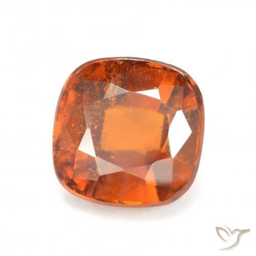 Granato hessonite Arancione scuro naturale da 2.41 ct, Cuscino, VS-SI