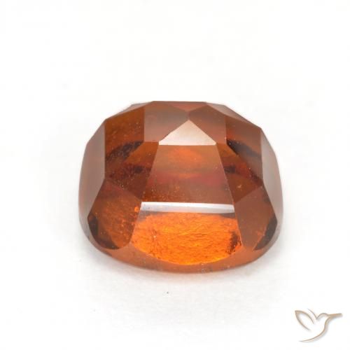 Granato hessonite Arancione scuro naturale da 2.41 ct, Cuscino, VS-SI