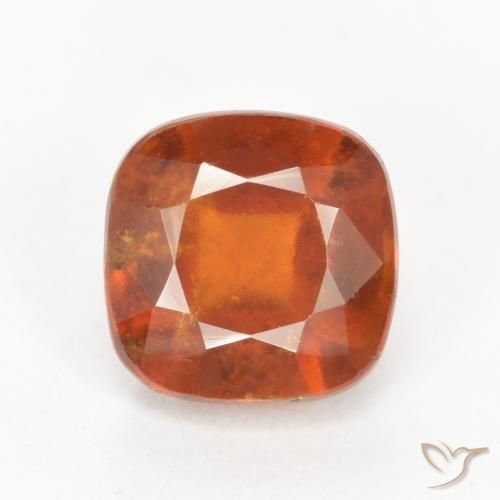 2.48ct Naturale Arancio Medio Granato hessonite, Cuscino, SI