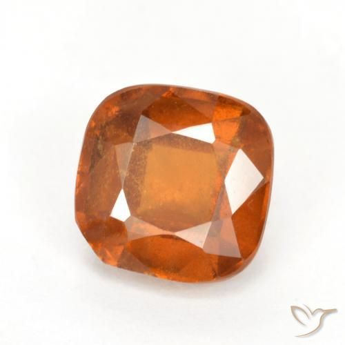 Granato hessonite Arancione scuro naturale da 2.07 ct, Cuscino, VS-SI