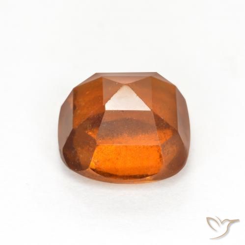 Granato hessonite Arancione scuro naturale da 2.07 ct, Cuscino, VS-SI