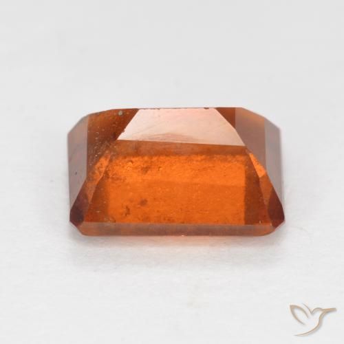 Granato hessonite Arancione scuro naturale da 1.93 ct, Ottagonale / Taglio smeraldo, SI