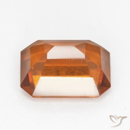 Granato hessonite Arancio medio-scuro naturale da 2.36 ct, Ottagonale / Taglio smeraldo, VS