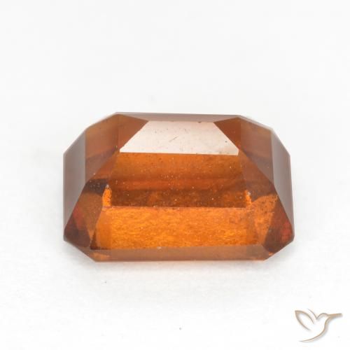 Granato hessonite Arancione scuro naturale da 2.21 ct, Ottagonale / Taglio smeraldo, SI