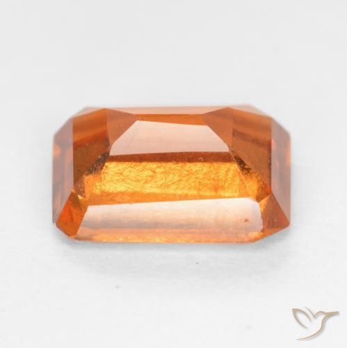 Granato hessonite Arancione Ambra naturale da 1.72 ct, Ottagonale / Taglio smeraldo, SI