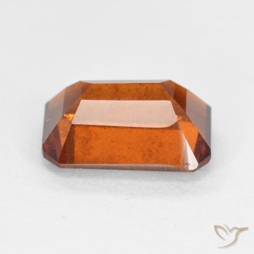 Granato hessonite Arancione scuro naturale da 2.03 ct, Ottagonale / Taglio smeraldo, SI