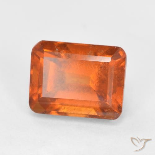 Granato hessonite Arancio Medio naturale da 2.37 ct, Ottagonale / Taglio smeraldo, SI
