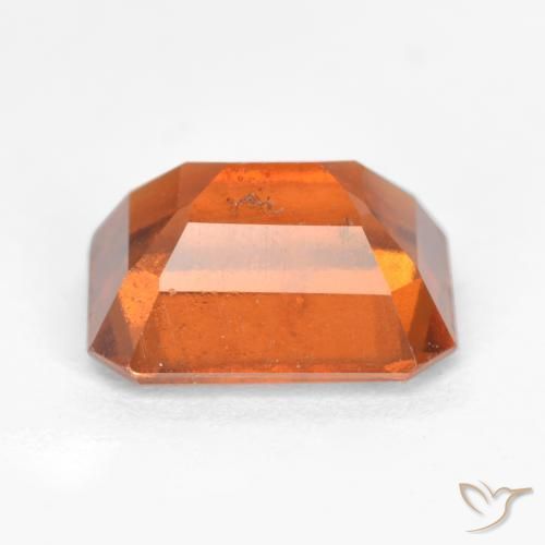 Granato hessonite Arancione scuro naturale da 2.38 ct, Ottagonale / Taglio smeraldo, SI