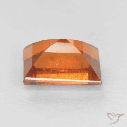 Granato hessonite Arancio Medio naturale da 1.32 ct, Taglio a baguette, SI