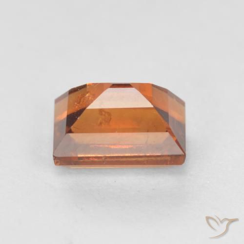 Granato hessonite Arancio medio-scuro naturale da 1.12 ct, Taglio a baguette, SI