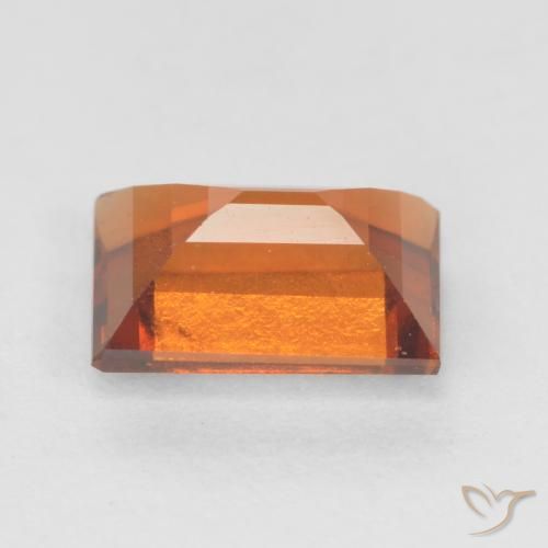 Granato hessonite Arancio medio-scuro naturale da 1.11 ct, Taglio a baguette, VS-SI