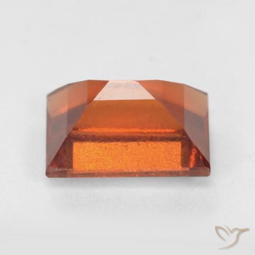 Granato hessonite Arancio medio-scuro naturale da 1.56 ct, Taglio a baguette, VS