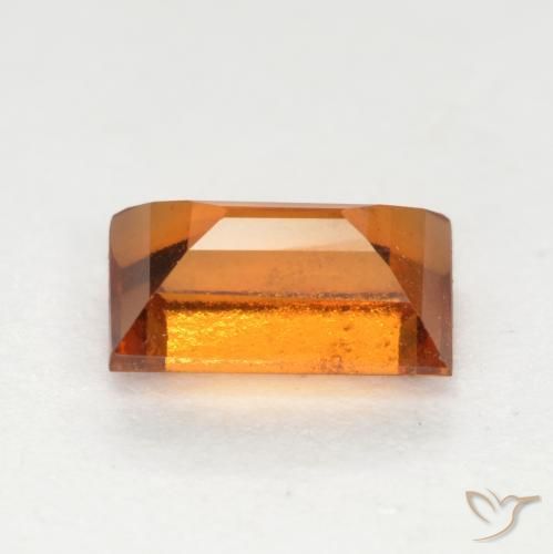 Granato hessonite Arancio medio-scuro naturale da 0.95 ct, Taglio a baguette, VS-SI