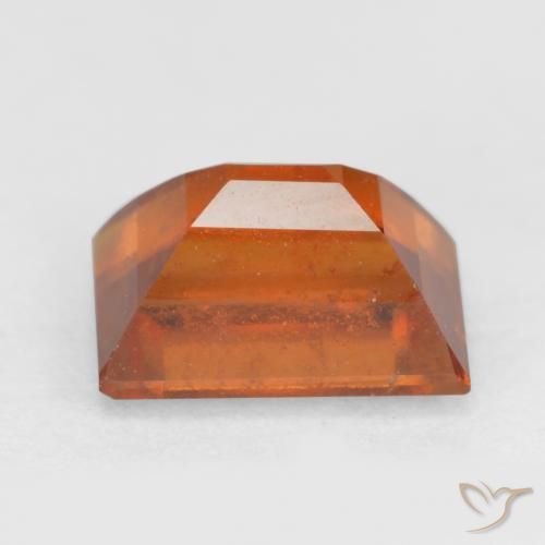 Granato hessonite Arancio Medio naturale da 1.47 ct, Taglio a baguette, SI