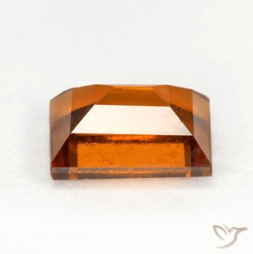 Granato hessonite Arancio medio-scuro naturale da 1.27 ct, Taglio a baguette, VS