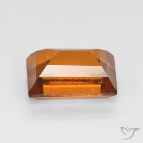 Granato hessonite Arancio medio-scuro naturale da 1.34 ct, Taglio a baguette, VS