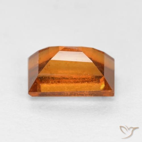 Granato hessonite Arancio Medio naturale da 1.21 ct, Taglio a baguette, VS-SI