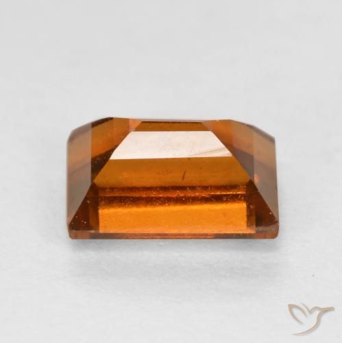 Granato hessonite Arancio Medio naturale da 1.40 ct, Taglio a baguette, VS-SI