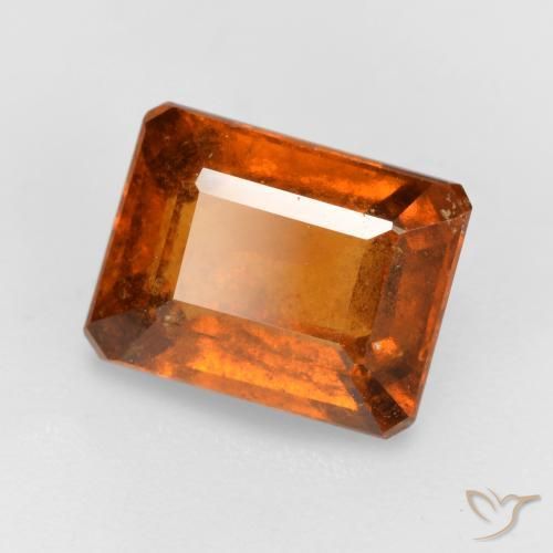 Granato hessonite Arancione Ambra naturale da 2.08 ct, Ottagonale / Taglio smeraldo, SI