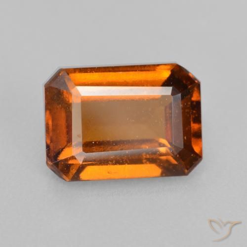 Granato hessonite Arancio Medio naturale da 2.25 ct, Ottagonale / Taglio smeraldo, VS
