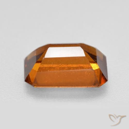 Granato hessonite Arancio medio-scuro naturale da 2.15 ct, Ottagonale / Taglio smeraldo, VS-SI