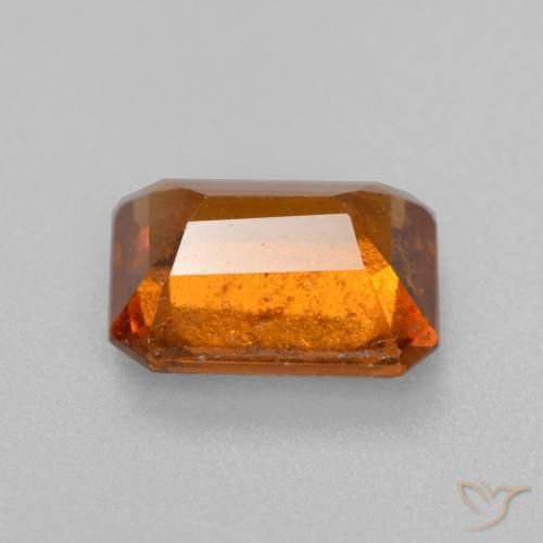 Granato hessonite Arancio Medio naturale da 2.11 ct, Ottagonale / Taglio smeraldo, SI