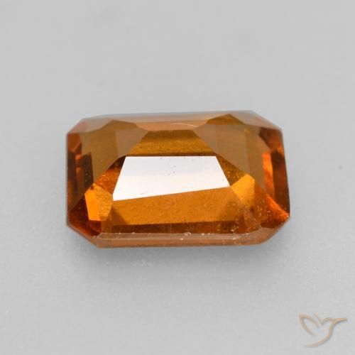 Granato hessonite Arancione scuro naturale da 2.09 ct, Ottagonale / Taglio smeraldo, VS-SI