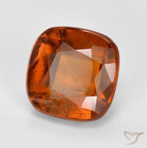Granato hessonite Arancione Ambra naturale da 2.33 ct, Cuscino, SI