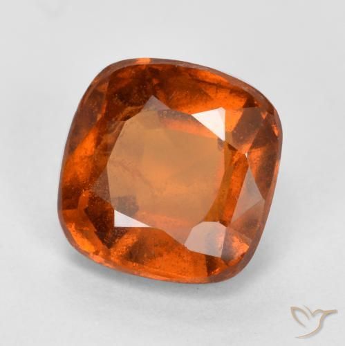 Granato hessonite Arancione scuro naturale da 2.05 ct, Cuscino, SI