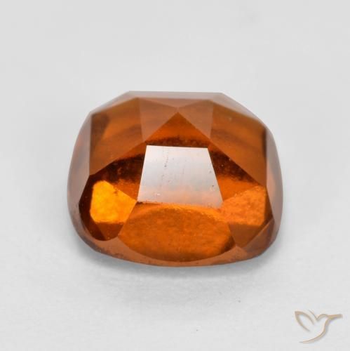 Granato hessonite Arancione scuro naturale da 2.10 ct, Cuscino, VS-SI