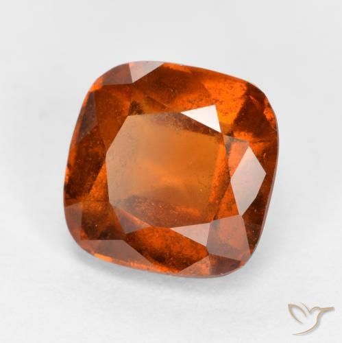 Granato hessonite Arancione scuro naturale da 2.01 ct, Cuscino, SI