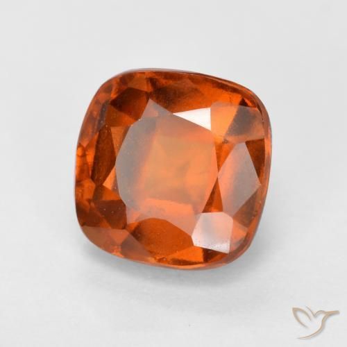 Granato hessonite Arancia Fuoco naturale da 2.08 ct, Cuscino, VS