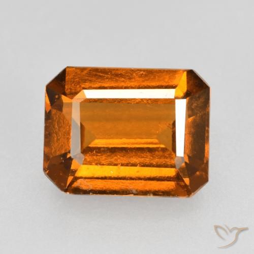 Granato hessonite Arancio Medio naturale da 2.45 ct, Ottagonale / Taglio smeraldo, VS-SI