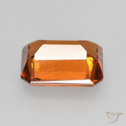 Granato hessonite Arancio Medio naturale da 2.45 ct, Ottagonale / Taglio smeraldo, VS-SI