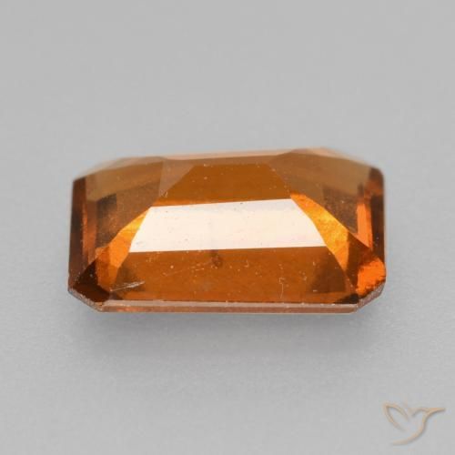 Granato hessonite Arancio Medio naturale da 1.84 ct, Ottagonale / Taglio smeraldo, VS-SI