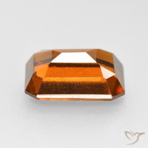Granato hessonite Arancione scuro naturale da 2.63 ct, Ottagonale / Taglio smeraldo, SI