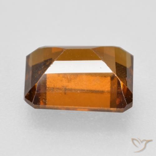 Granato hessonite Arancione scuro naturale da 2.34 ct, Ottagonale / Taglio smeraldo, VS-SI