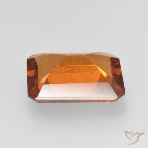 Granato hessonite Arancio Medio naturale da 2.11 ct, Ottagonale / Taglio smeraldo, VS-SI