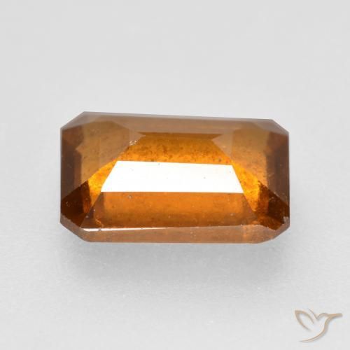 Granato hessonite Arancione scuro naturale da 2.58 ct, Ottagonale / Taglio smeraldo, SI