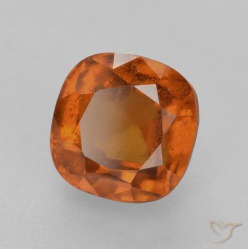 Granato hessonite Arancio Medio naturale da 2.28 ct, Cuscino, VS-SI
